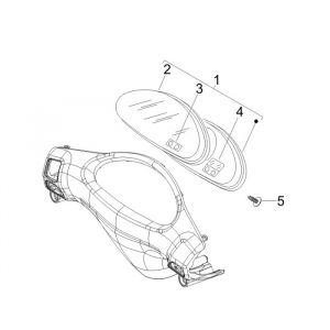 Kilometr Piaggio Fly 2-suwowy