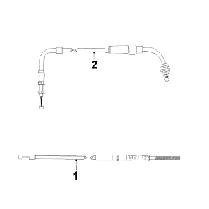 Kable Peugeot Ludix 14 czarne