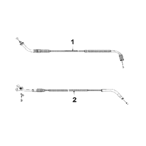 Kable Peugeot Speedfight 3 LC niebieskie