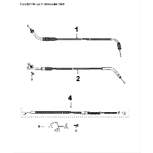 Kable Peugeot Speedfight 4 LC czarne