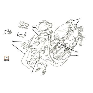 Kapdelen 2 Beta Ark-tribe AC biały 2009 2-suwowy
