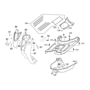 Kapdelen Baotian Carino brązowy