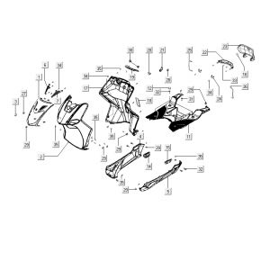 Kymco City 16' 4-suwowy biały-partsproduct-Kapdelen-Kymco-City-16'-4-takt-wit