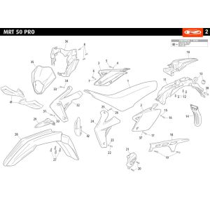 Okapy Rieju MRT pro enduro zielony 2010 2-suwowy