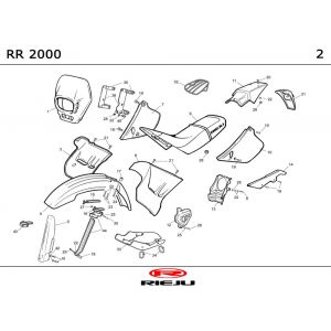 Okapy Rieju RR castrol 2001 2-suwowy