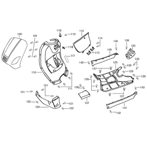 Pokrowce na Turbo RL 125cc srebrne