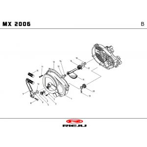 Kickstarter Rieju MX niebieski 2010 2-suwowy