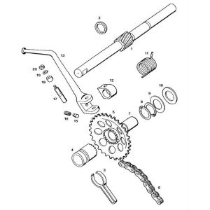 Kickstarter Tomos Luxury 25 Ex 2-suwowy