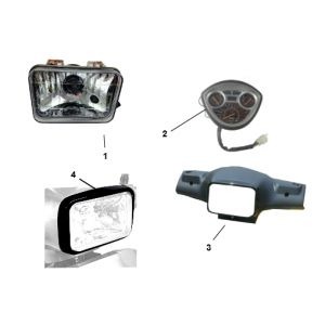 Licznik kilometrów - Lampa przednia Senzo RiValuX S 4-suwowa