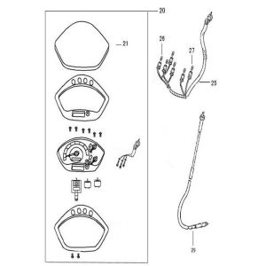 Licznik kilometrów - kokpit AGM VX50i