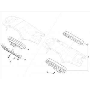 Prędkościomierz Vespa Sprint 125 4T 3V IE ABS E5 2021 (EMEA)