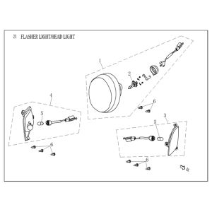Migające światło/reflektor Agm Vx50 plus