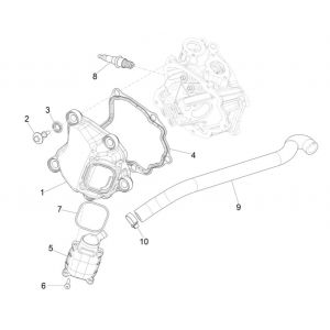 Piaggio MP3 300 HPE /300 HPE SPORT E5 ABS 2020-2022 osłona na głowę (EMEA)