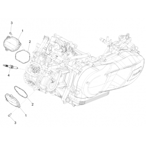 Vespa GTS 125 4T E4 ABS 2019 Nakrycie głowy (EMEA)