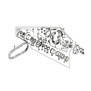 Sprzęgło V.Sto Sym Skrzypce Bialy WH8018P