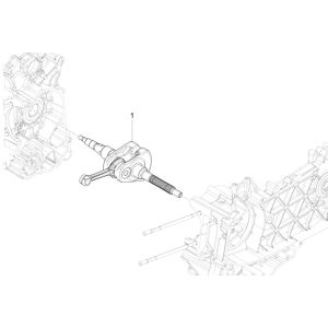 Piaggio Liberty 125 4-suwowy wał korbowy 3V IE ABS (IGET Euro 5)
