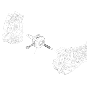Piaggio Medley 125 ABS E5 2021-2022 wał korbowy (EMEA)
