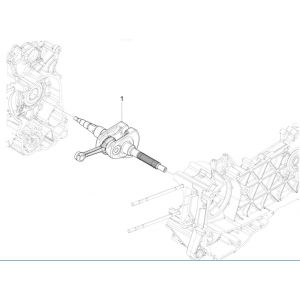 Wał korbowy Vespa Sprint 125 4T 3S IE ABS 