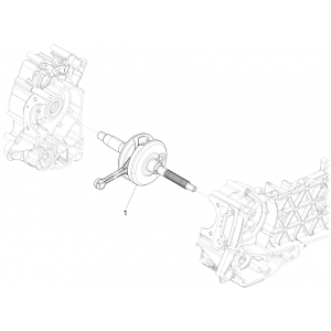 Piaggio Medley 150 4T IE ABS E4 2016-2020 wał korbowy (EMEA)