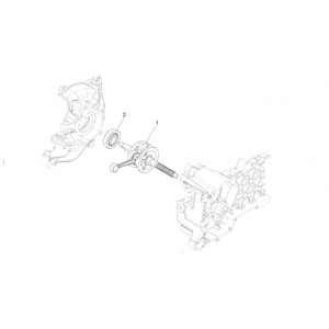 Wał korbowy Vespa Primavera 4-suwowy 3-zaworowy (euro4 wtrysku iget)