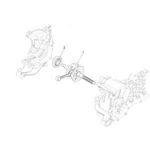 Vespa Sprint 4-suwowy 3-zaworowy wał korbowy (wtrysk euro5 IGET)