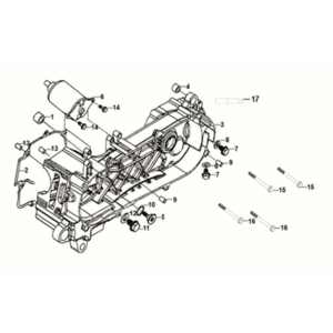L. cfrank case Sym Jet 14 125I AC E5 2021-2024