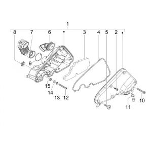 Filtr powietrza Piaggio Liberty 2-suwowy