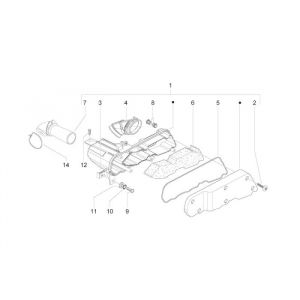 Filtr powietrza Piaggio Zip 2000 2-suwowy AC