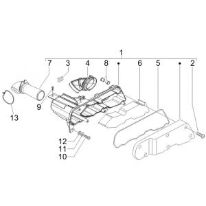 Filtr powietrza Piaggio Fly 2-suwowy