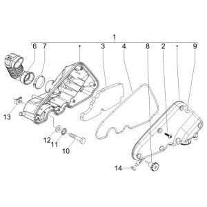 Filtr powietrza Piaggio Fly 4-suwowy