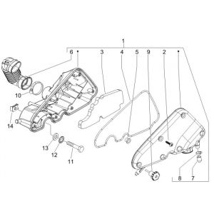 Filtr powietrza Piaggio New Fly 4-suwowy 2-zawór