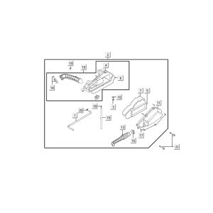 Filtr powietrza Kymco Agility 10' 4-suwowy ciemnoszary