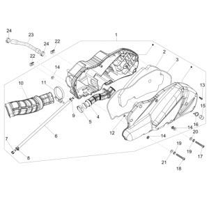 Filtr powietrza MP3 500 LT Sport 2014-2016