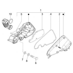 Filtr powietrza Piaggio Zip 2000 4-suwowy AC