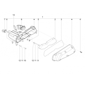 Filtr powietrza Piaggio Zip 50 SP 2006-2013