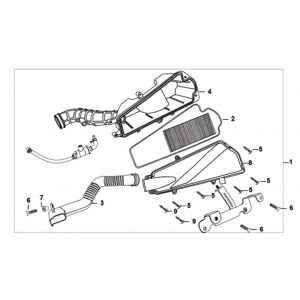 Filtr powietrza Sym Symphony ST euro4