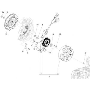 Piaggio Liberty 125 4-suwowe 3V IE ABS magnetyczne koło zamachowe (IGET Euro 5)