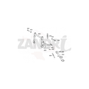 Midstand Santini Capri 125cc czarny
