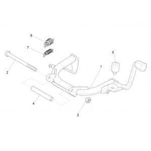 Vespa Sprint 125 4T 3V IE ABS E5 2021 Środkowy standard (EMEA)