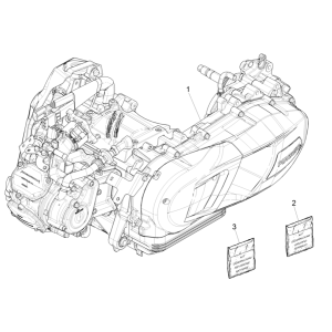 Piaggio Medley 125 ABS E5 2021-2022 (EMEA) kompletny silnik