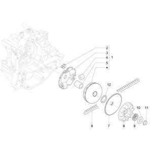 Variator Piaggio New Fly 4-suwowy 4-zawór