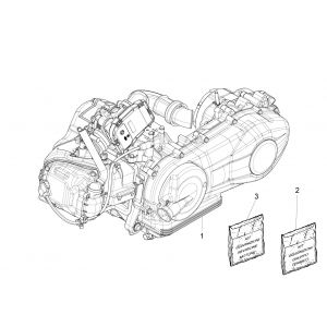 Silnik kompletny Liberty 125 IGET 4T 3V IE E4 ABS 2015 - 2019 (EMEA)