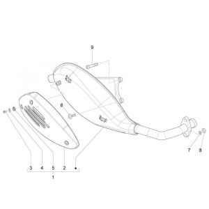 Wydech Piaggio New Fly 4-suwowy 4-zawór