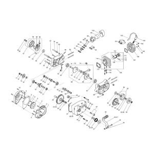 Części silnika Beta Cyclo 45km niebieski 2007 2-suwowy