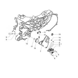 Pompa oleju Piaggio Fly 2-suwowy