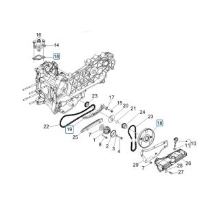 Pompa oleju Vespa GTV 250 4T 4V IE 