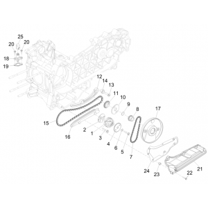 Piaggio Beverly 300 4T 4V HPE ABS E5 2021-2022 (EMEA)-Oliepomp Piaggio Beverly 300 4T 4V HPE ABS E5 2021-2022 (EMEA)