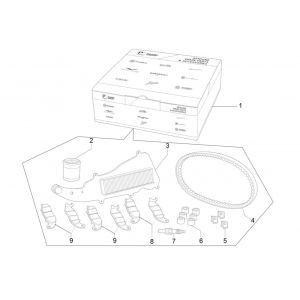 Pakiet serwisowy Piaggio MP3 300 ie E4 LT BUSINESS - SPORT NOABS-ABS 2016 - 2018 (EMEA)