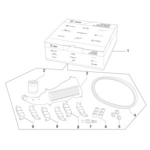 Piaggio MP3 300 HPE/300 HPE SPORT E5 ABS 2020-2022 zestaw konserwacyjny (EMEA)