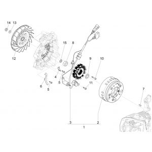 Zapłon Vespa Sprint 125 4T 3V IE ABS E5 2021 (EMEA)